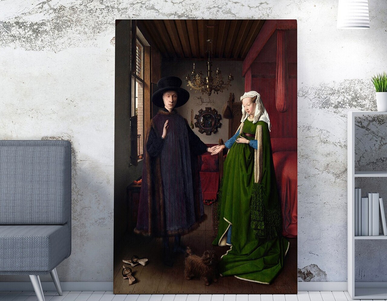 Tablou decorativ, WY312 (50 x 70), Amestec bumbac, Canvas imprimat, Multicolor