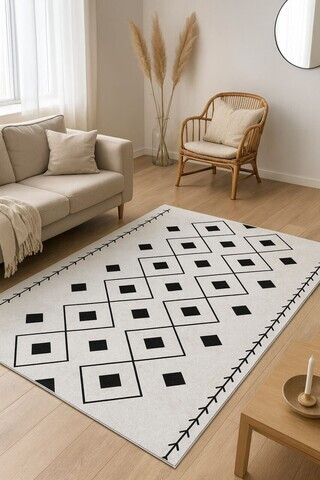 Covor, HM-CRP25-11, 140x220 cm, Poliester, Multicolor