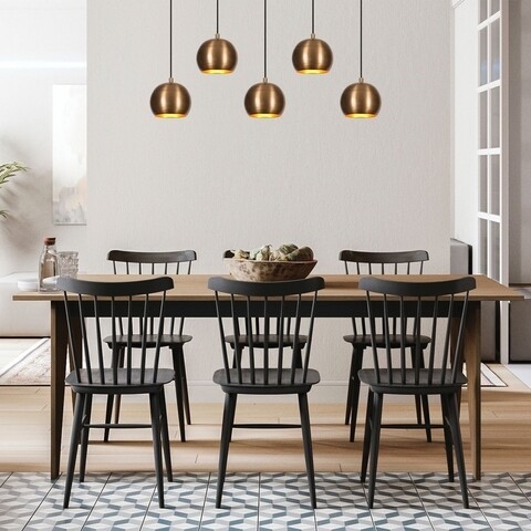 Lustra Alacati N-1095, Noor, 48 x 114 cm, 3 x E27, 100W, negru mezoni.ro