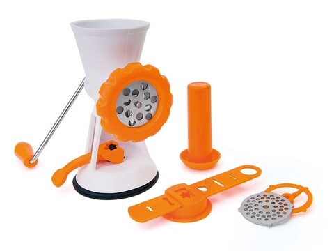 Masina manuala de tocat carne, Alibi Multipurpose, Excelsa, 13x11x19 cm, plastic/polipropilena/inox
