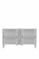 Consola, Hanah Home, Ilay 120, 120x75x32 cm, Alb / Argintiu