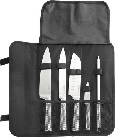 Set cutite 5 piese si husa de protectie Pradel, Jean Dubost, inox