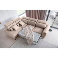 Coltar extensibil stanga 4 locuri ELTAP, LT-18SO, Noble, 255x201x100 cm, lemn/poliester, bej