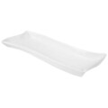 Platou ingust Salsa, Ambition, 30.3x11x2.6 cm, portelan, alb