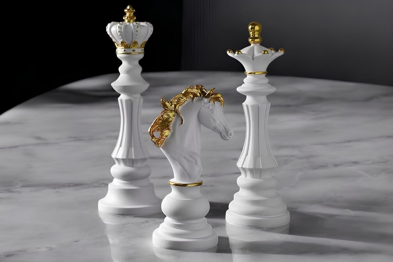 Set de obiecte decorative, CY0433, Poliester, Alb - view 2