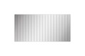 Oglinda decorativa, Mirrorland, Rectangular Stripe, Oglindă indestructibilă cu obturator, Argintiu