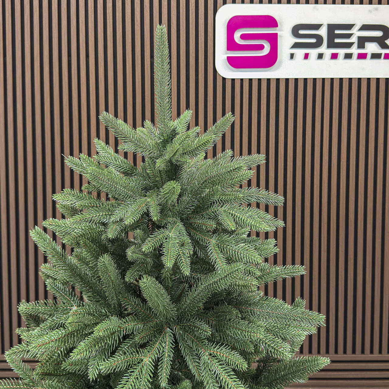 Brad artificial Christmas Deluxe by Sersimo, Alpine, verde, Integral 3D, 180 cm — imaginea 4