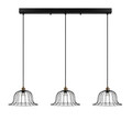 Lustra, Fulgor, 942FLG1182, Metal, Negru/Maro antic