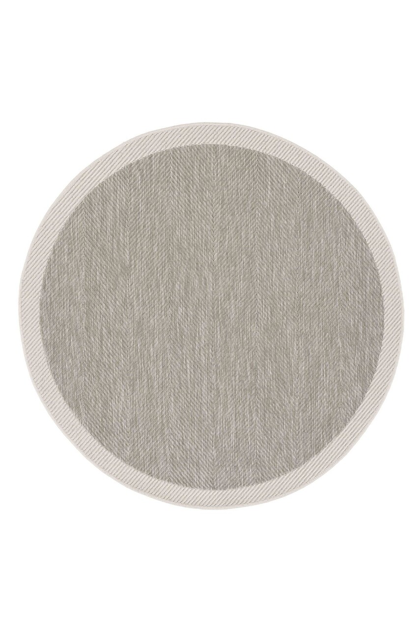 Covor (120 cm), Sisalux 3087 Round, 120x120 cm, Gri/Alb - view 2