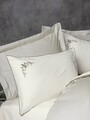Lenjerie de pat dubla, Teresa - Beige, Cotton Box, Bumbac Satinat