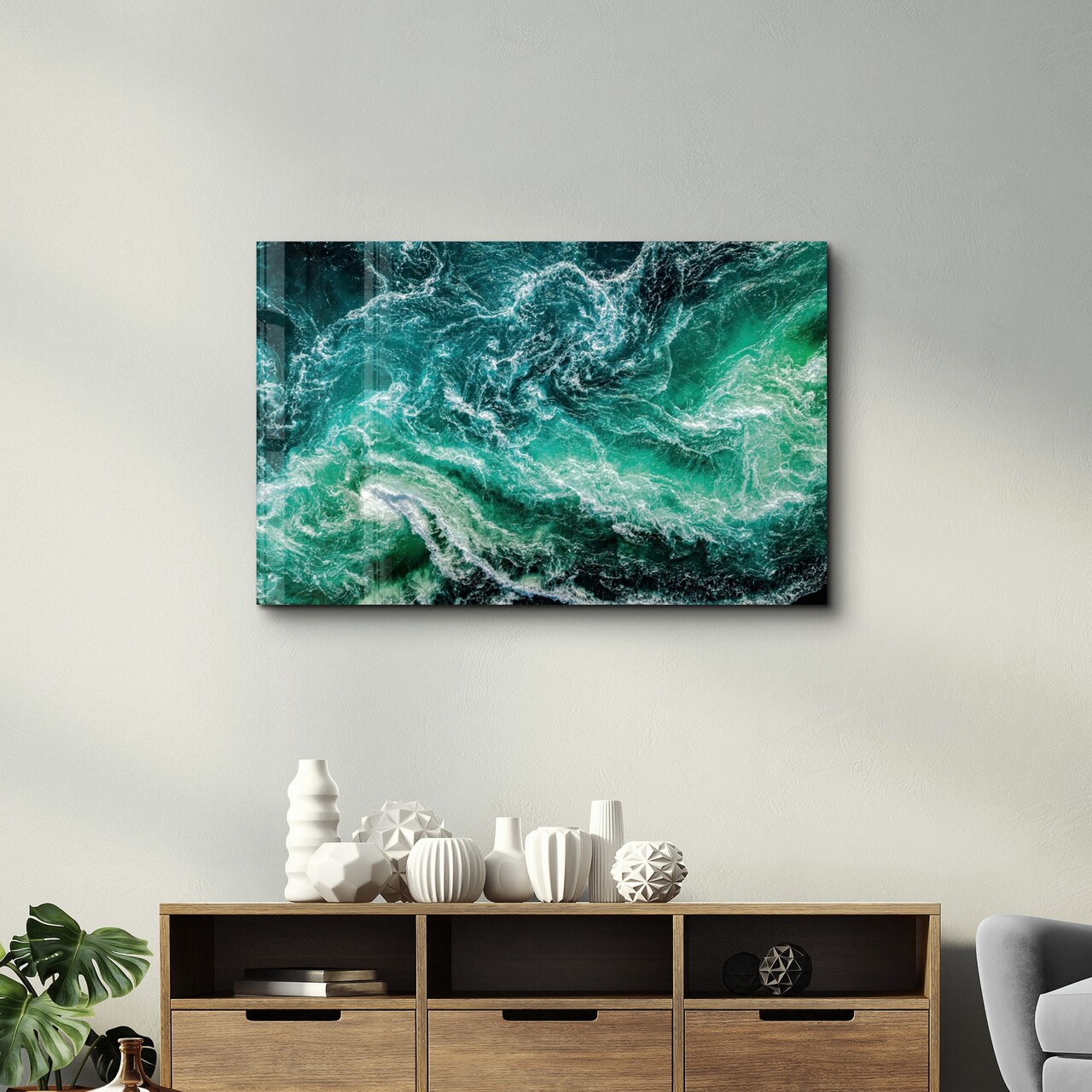 Tablou decorativ, CAM-1020, Dimensiune: 35 x 55 cm, Multicolor - view 2