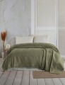 Cuvertura matlasata dubla, Sirius - Khaki, Şaheser, Bumbac