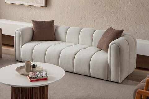 Canapea 3 locuri, Atelier del Sofa, 752EST1180, Alb