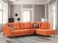 Coltar dreapta Cinar, Pandia Home, 195x87x75 cm, lemn, portocaliu