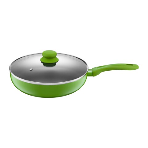 Tigaie adanca cu capac emma, domotti, 28 cm, aluminiu, invelis non-stick