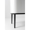 Cos de gunoi cu soft touch, Brabantia, Bo Touch, 36 L, 31.2x54x68 cm, otel, alb
