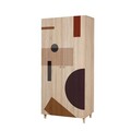 Dulap pentru haine, Vella, Lidya 2 -969, 90x192x52 cm, PAL, Sonomo