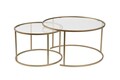 Set masuta de cafea, Nordure, Aurum, Auriu / Transparent