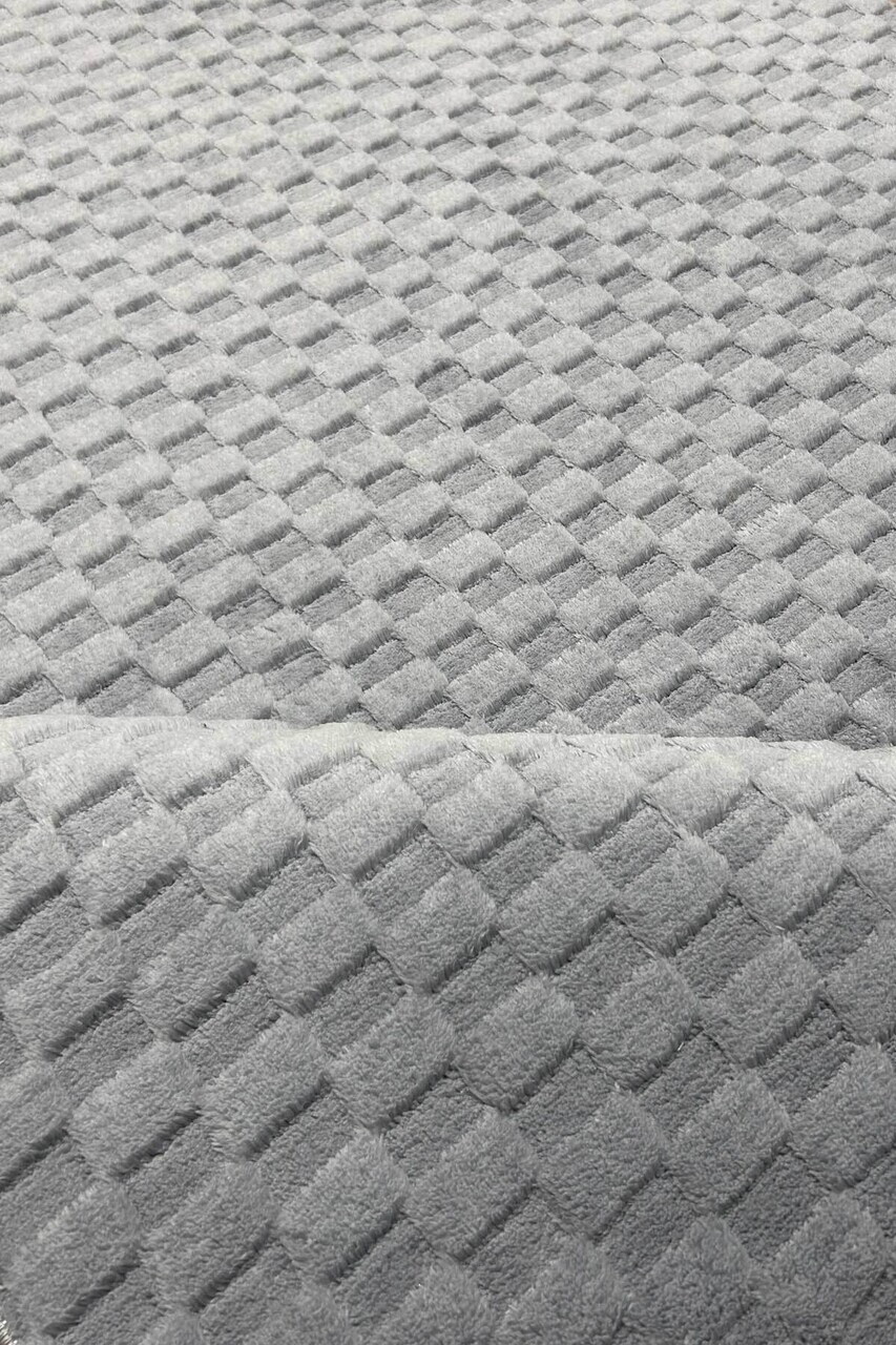 Covor, CLR-DOLLHALI-GRİ-42, 160x250 cm, Poliester, Gri — imaginea 2