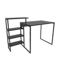 Birou, Retricy, Rino, 133x60x76.8 cm, PAL, Negru