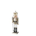 Decoratiune, Nutcracker Gold, Brandani, 10x8x38 cm, lemn acacia/sticla