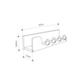 Umeras, Decortie, Liora Hanger, 63x14x14 cm, Metal, Stejar
