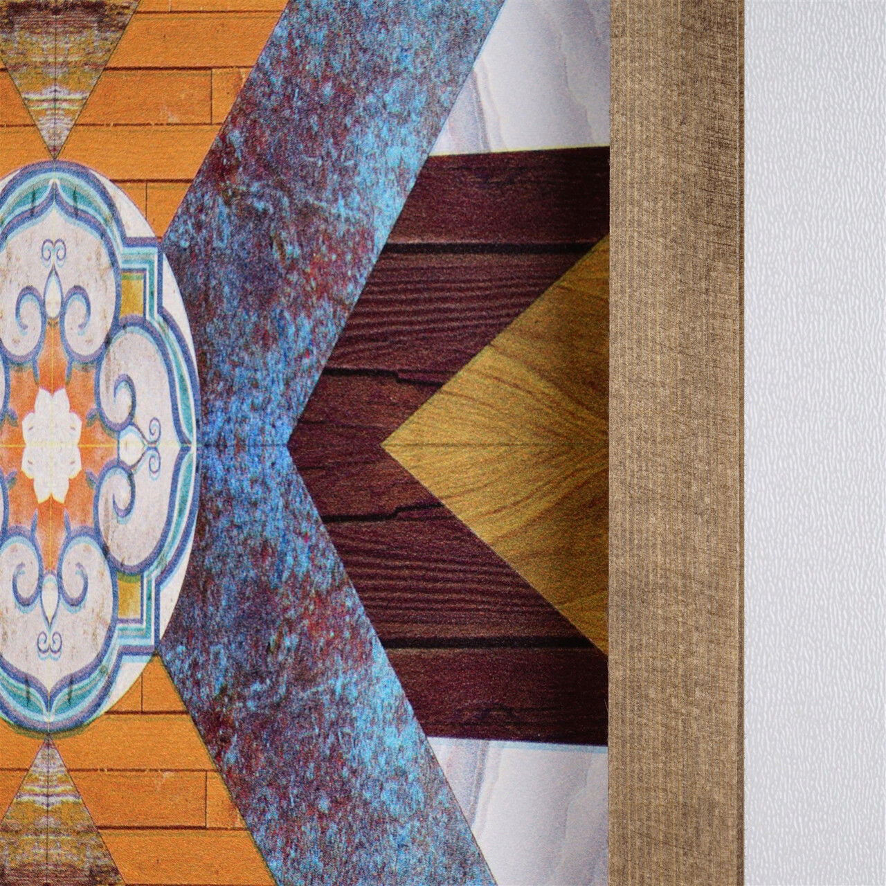 Set 3 tablouri decorative, TAH177, MDF, Lemn, Multicolor