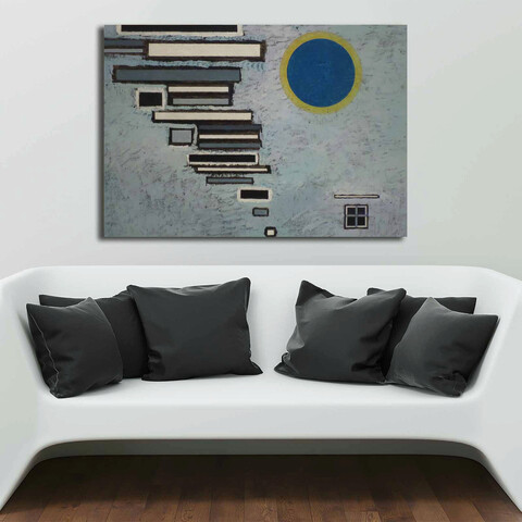 Tablou decorativ, 70100KANDINSKY015, Canvas, Lemn, Multicolor