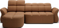 Coltar extensibil stanga 3 locuri ELTAP, Beneth, 301x185x115 cm, lemn/poliester, mustar