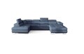 Coltar extensibil stanga 6 locuri ELTAP, Rod-25, Rodrigo, 345x202x90 cm, lemn/poliester, albastru