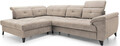 Coltar extensibil stanga 5 locuri ELTAP, LT-20REL, Inferne, 297x210x107 cm, lemn/poliester, bej