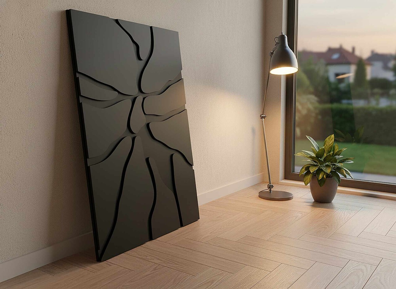 Tablou decorativ Onyx Dimensiuni: 45 x 68 cm Negru