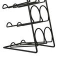 Suport pentru sticle de vin, Puqa Design, Jade, 20.5x22x34.5 cm, Metal, Negru