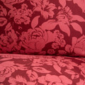 Lenjerie de pat pentru o persoana, Margot, Homla, 2 piese, 140x200 cm, poliester, burgundy