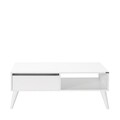 Masuta de cafea, Adore, Shp-655-Dd-1, 110x42x65 cm, PAL, Alb diamant