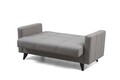 Canapea extensibilă cu 2 locuri, Misty, 730MST1105, Cadru: METAL/LEMN, Gri deschis