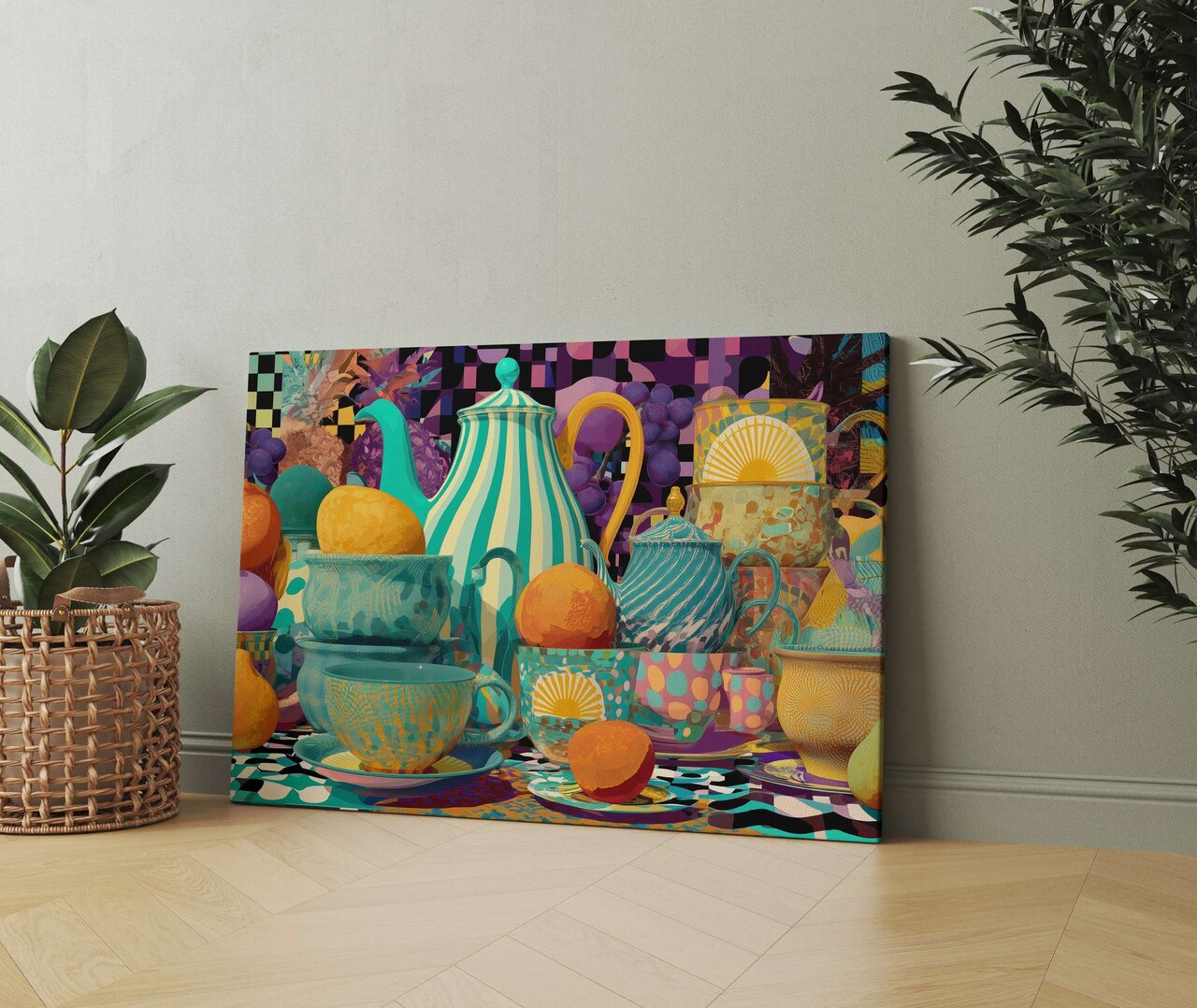 Tablou decorativ, Hm_Cnvs26-31-70x100, Cadru: 100% lemn (Grosime: 2 x 3 cm), Multicolor - view 2