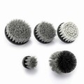 Set perii de curatare pentru bormasina 5 piese Sofklin, InnovaGoods, gri/negru