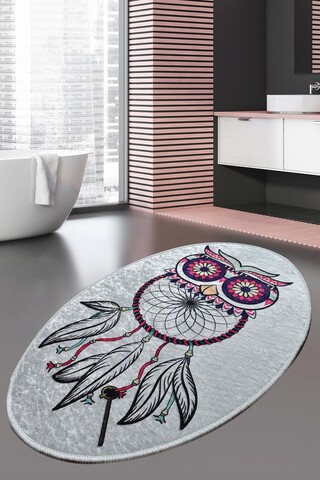 Covor, dream oval djt, 60x90 cm, catifea, multicolor