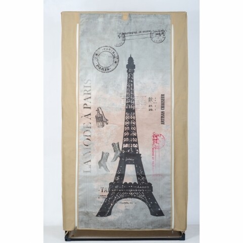 Dulap pentru haine Paris, Jocca, 156 x 46 x 87 cm, polipropilena, bej