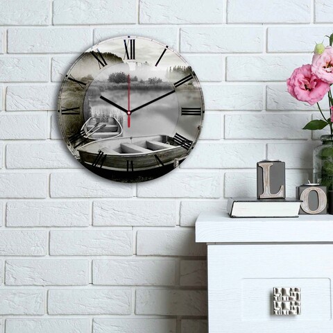Ceas de perete, 3030ms-011, mdf, ø30 cm, multicolor