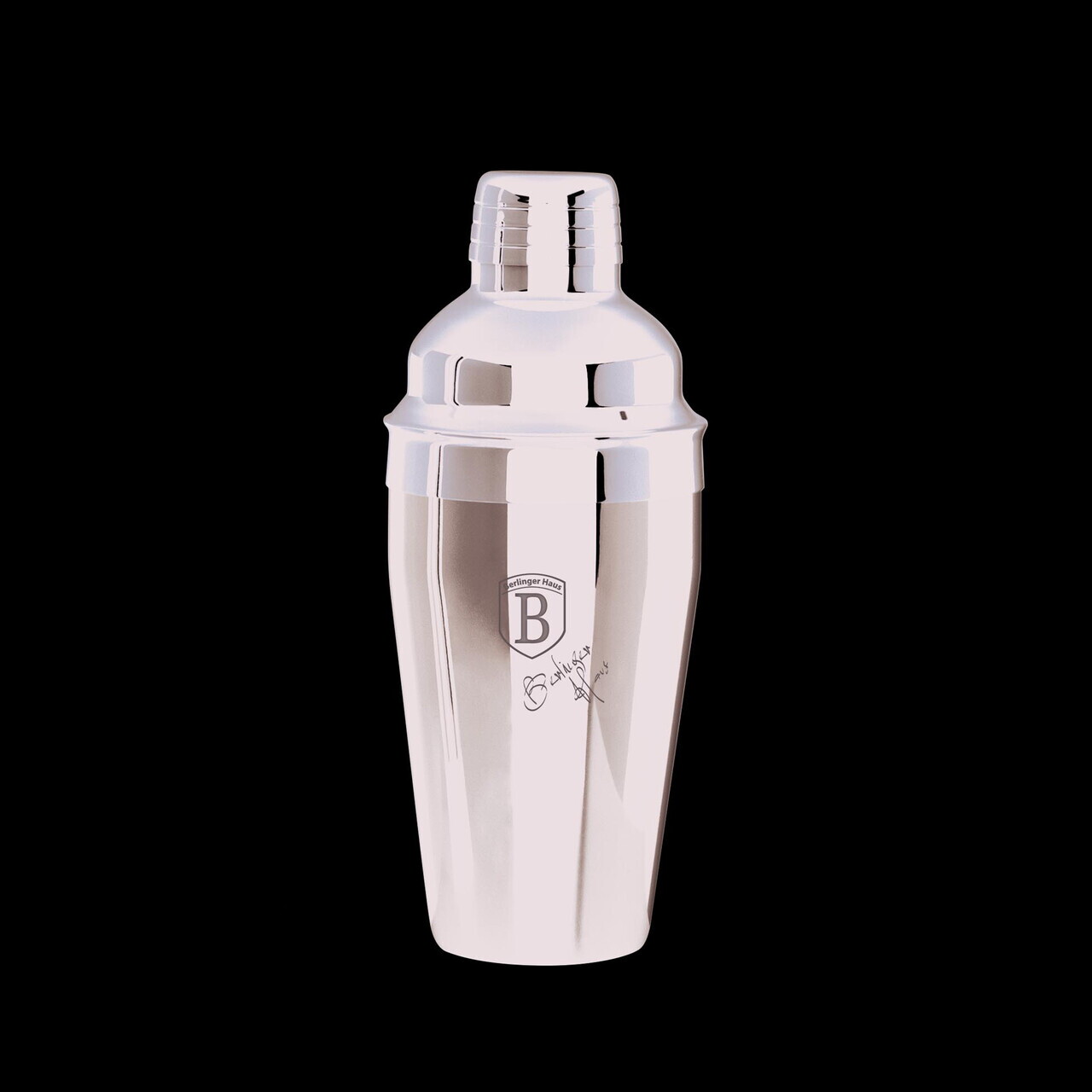 Set mix pentru cocktail 6 piese Berlinger Haus, Black Rose, 550 ml, inox 18/10, negru - imagine 3