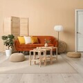 Set masute 3 piese, Hanah Home, CPT4791-50, PLACAJ CARPEN, Natural