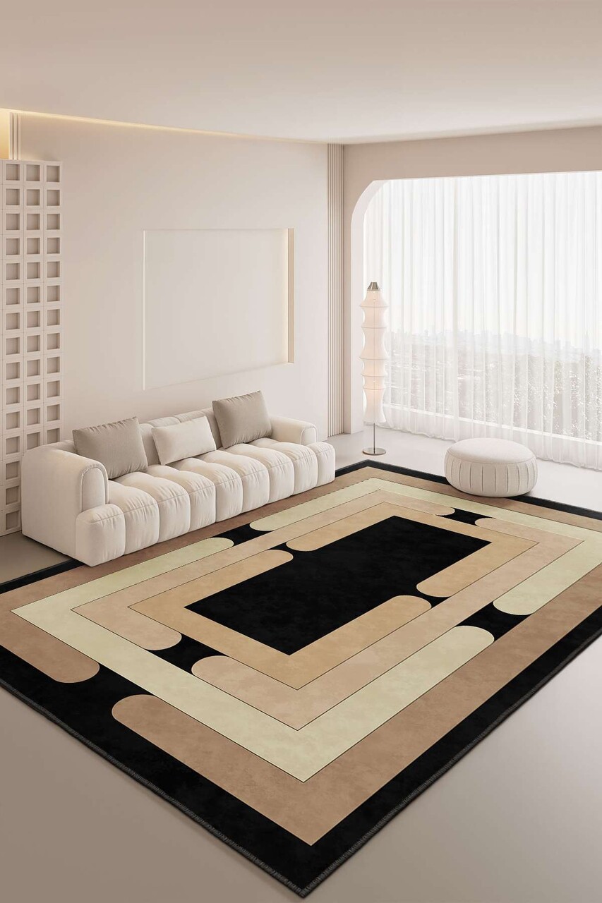 Covor (100 x 200), Sftkece045, 100x200 cm, Negru - view 4