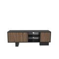 Comoda TV, Zena Home, Monaco, Negru/Maro