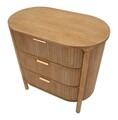 Comoda Goteborg, Mauro Ferretti, 80.5x47x82 cm, lemn de brad/MDF/fier, maro