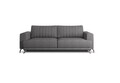 Canapea extensibila 4 locuri ELTAP, SO-ELI-04FL, Elise, 250x95x90 cm, lemn/poliester, gri