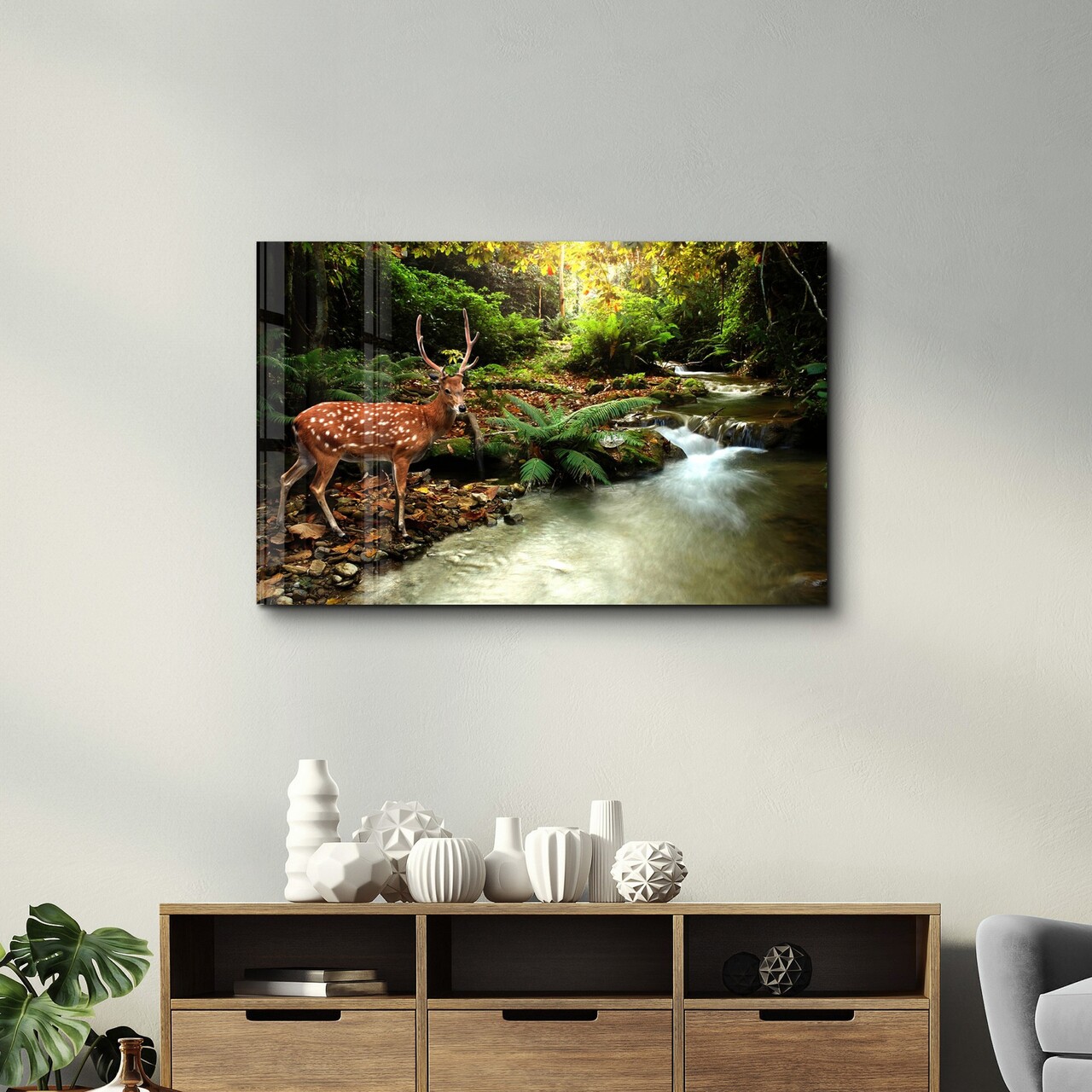 Tablou decorativ, CAM-3019, Dimensiuni: 46 x 72 cm, Multicolor - view 2