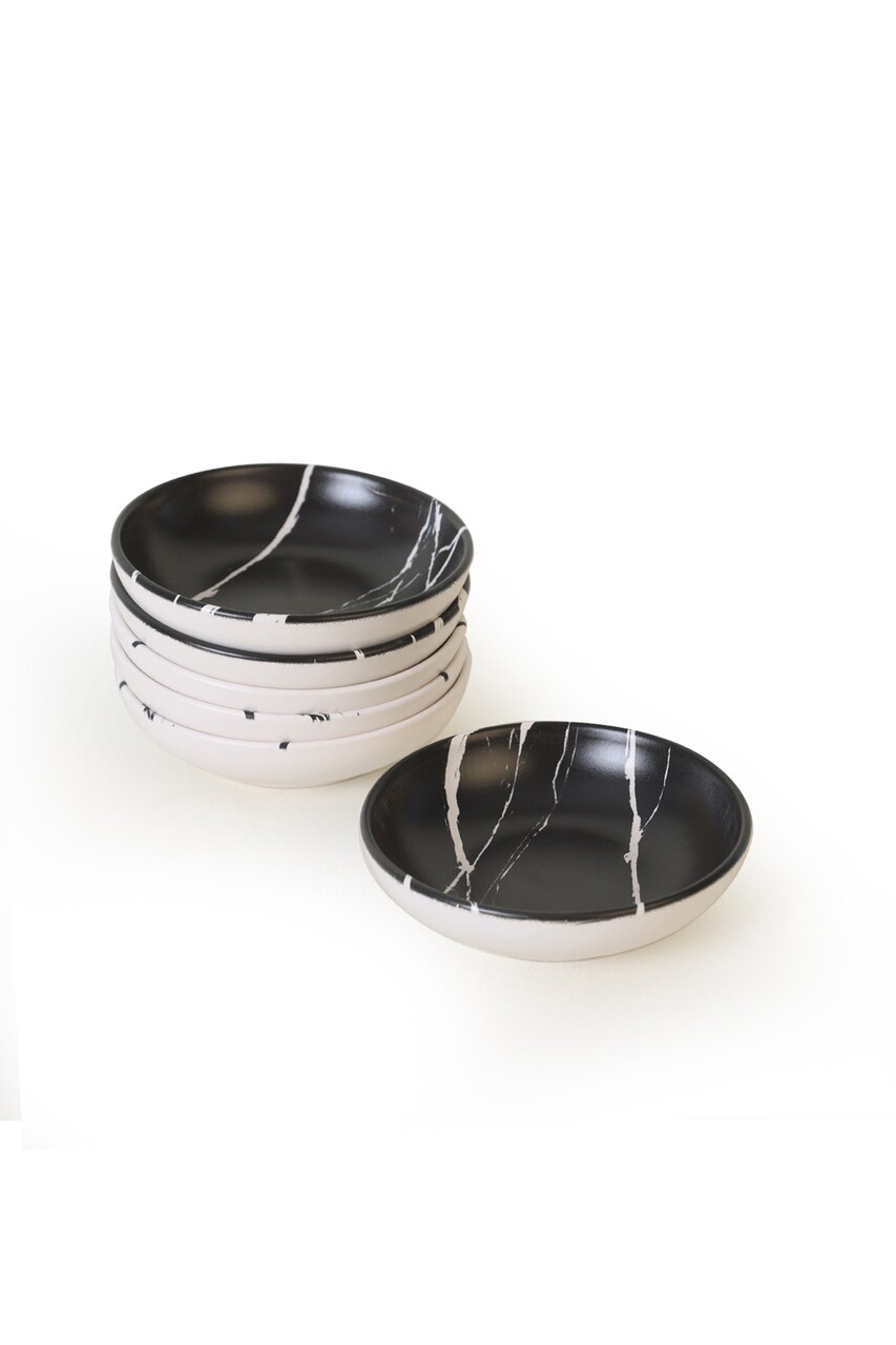 Set boluri pentru sos (6 piese), L'essentiel Maison, 275KRM2306, Antibacterian, Alb mat - view 3
