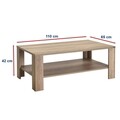 Masuta de cafea, Adore, Shp-695-Tt-1, Nuc deschis